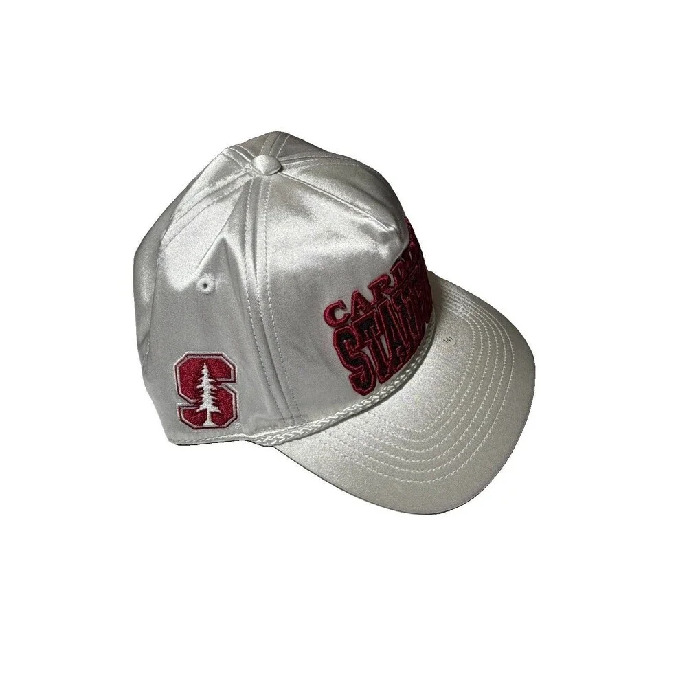 47 Brand Stanford Cardinal Satin Women’s Adjustable Hat White NWT NCAA OSFM